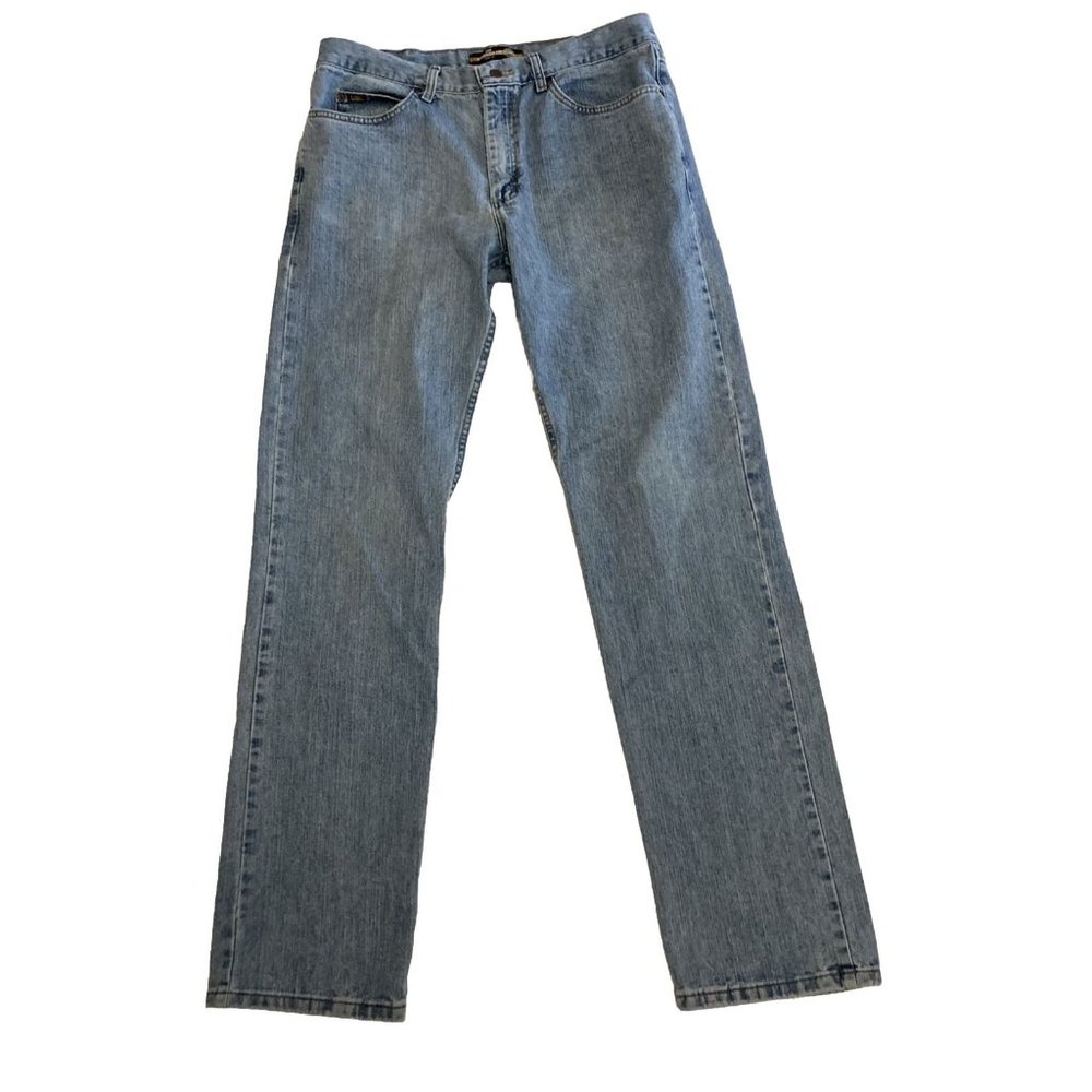 Lee Regular Fit Straight Leg Blue Jeans Men’s Size 36X34 Cotton